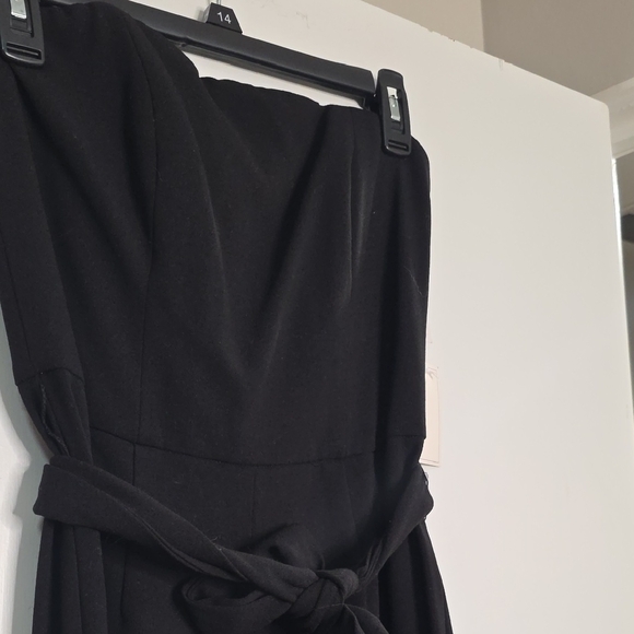 1. State Black Strapless Jumpsuit - Picture 3 of 8